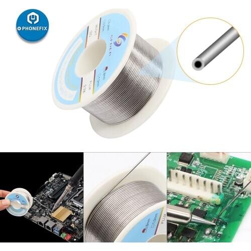 High Purity 50g 0.3/0.5/0.8 63/37 Flux 2.0% 45FT Tin Lead Tin Wire Melted Rosin Core Solder Wire No Need To Clean