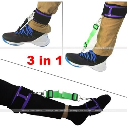 Foot Support Orthotics Brace for Foot Drop Ankle Joint Training Stroke Hemiplegia Bedridden Rehabilitation Traininer Device Belt
