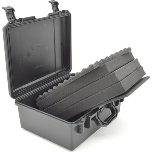 Plastic safety box Photographic instrument Tool case Hardware toolbox Impact resistant sealed waterproof box with pre-cut foam