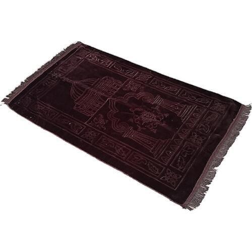 65X110cm Prayer Mat Muslim Cashmere-like Thicken Blanket Salat Musallah Prayer Rug Namaz Islamic Praying Mats