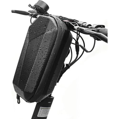 4L EVA Handlebar Bag With Double Waterproof Zipper for Electric Scooter Folding Bike
