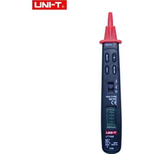 Uni-t Ut118B Digital Ammeter Multimeter 3000 Counts Ac/dc Ef Function Pen Type Digital Multimeters Meter Detector tester