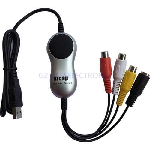 2017 New convert vhs video digital capture card from vhs,v8,Hi8 camcorder work for Windows XP/2000/7/8/10 Free shipping