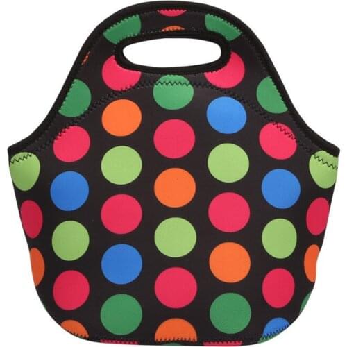 High-quality Neoprene reusable lunch box insulated tote bag lunch bag camping outdoor travel picnic Fishing Backpacking bag