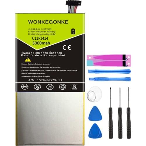 WONKEGONKE C11P1414 Laptop Battery For Asus ZenPad 8.0 Power Case CB81 Z380 Series Batteries Bateria