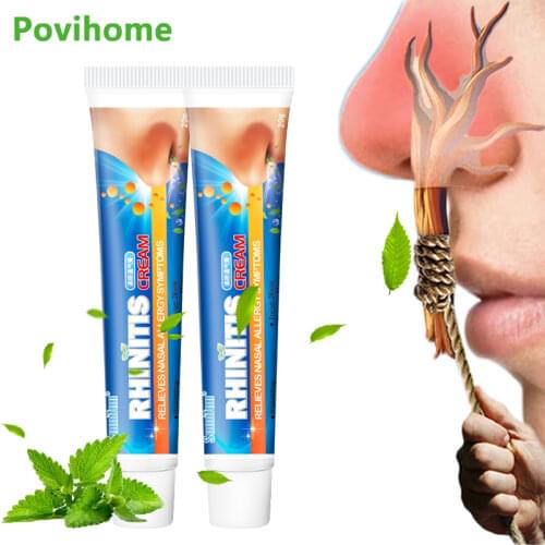 20/40ml Herbal Nasal Cream Chronic Rhinitis Sinusitis Antibacterial Relieve Itching Sneezing Nasal Congestion Antipruritic Care
