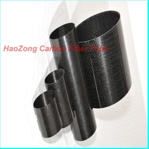 1pcs 40MM OD x 37MM ID Carbon Fiber Tube 3k 500MM Long with 100% full carbon, (Roll Wrapped) Quadcopter Hexacopter Model 40*37