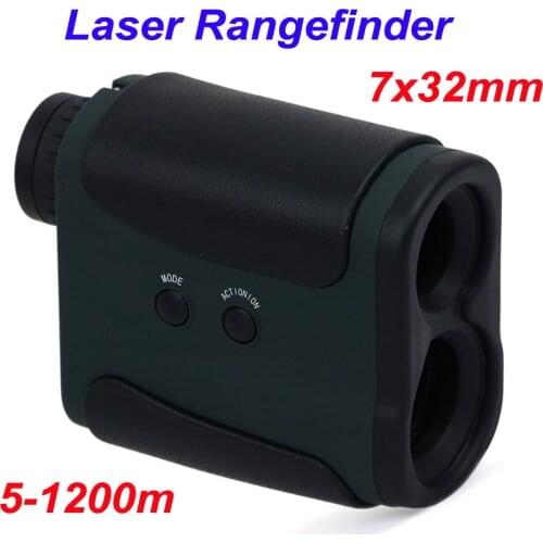 7X32 Hunting Tactical 1200m Laser Rangefinder Scope Binoculars Optics Golf Range Finder Outdoor Distance Meter Measure Telescope