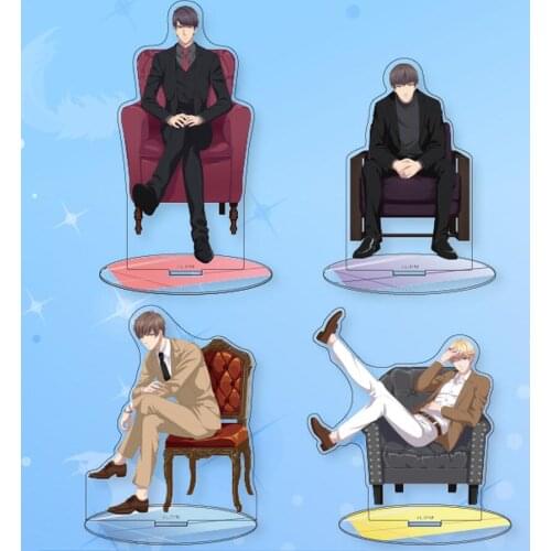 Anime Mr Love Queens Choice Mr Love: Dream Date Chair Series Acrylic Stand Model Plate Toy Zhou QiLuo Victor Gavin Lucien