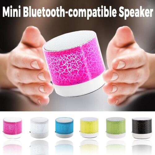 A9 Bluetooth Speaker Mini Wireless Loudspeaker Crack LED TF USB Subwoofer bluetooth Speakers mp3 stereo audio music player