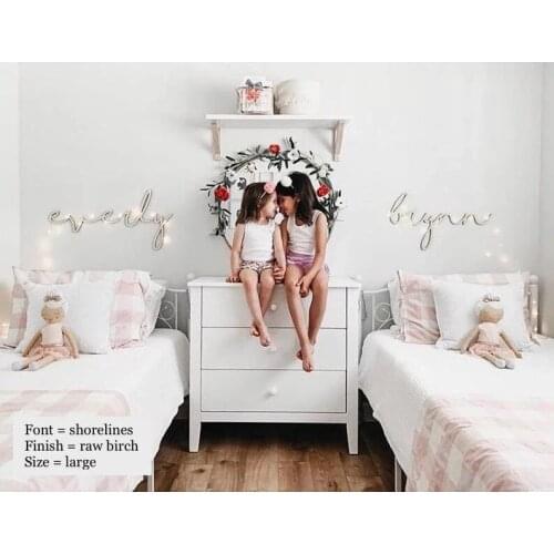 Baby name sign cutout Baby Bedroom Wall Decor Above the crib sign Kids Baby Room Personalized Hanging Name Baby Shower