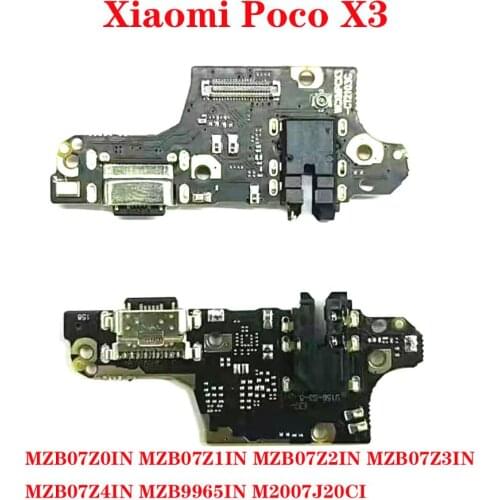 For Xiaomi Poco X3 USB Charger Charging Port Ribbon Flex Cable USB Dock Connector Board