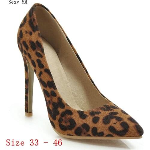 Women High Heels Pumps High Heel Shoes Stiletto Woman Shoes Kitten Heels Small Plus Size 33 - 40 41 42 43 44 45 46