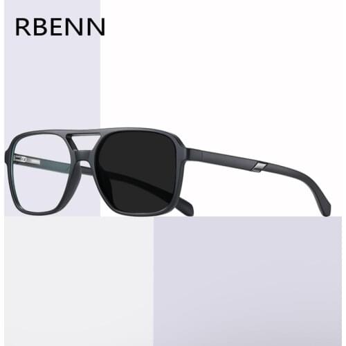 RBENN Fashion Double Bridge Photochromic Reading Glasses Men Women Square TR90 Presbyopia Reader +1.75 2.25 2.75 3.5 4.5 5.0 6.0