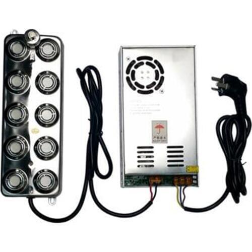 Commercial Ultrasonic Mist Maker Household Fogger 10 Head Humidifier 4.5kg/H Ultrasonic Atomizer CL-10D48-2