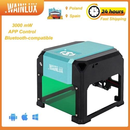 Wainlux Laser Engraver K4 Pro Laser Engraving Machine CNC 3000mw Update Blutooth DIY Logo Desktop Wood Router Cutter Printer