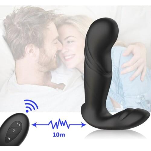 Male Prostate Massager Vibrator Dildo Butt Plug Vibrators Sex Toys for Men Remote Control G-Spot Stimulator Anal Vibrator