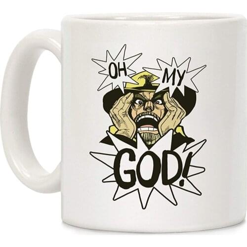 Oh My God!! White 11 Ounce Ceramic Coffee Mug