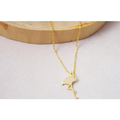 Daisies (10pcs/lot) Pendant Necklace Animal Necklace Tiny Flamingo Statement Gift Wedding For Girl Women Wholesale