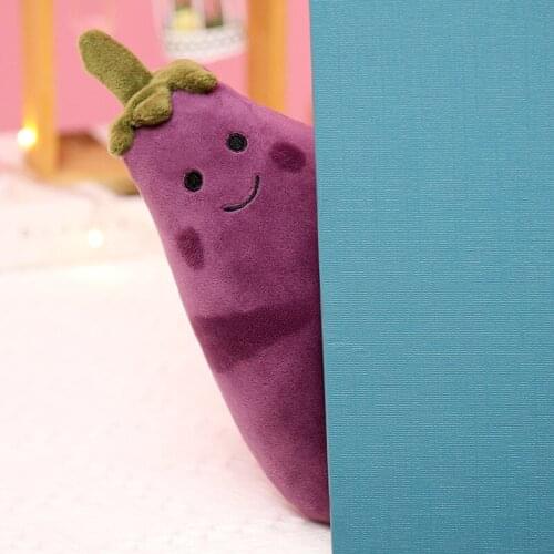 25/40/50CM Kawaii Eggplant Plush Toy Cute Fun Doll Plushie Creative Gift for Kids Baby Birthday Present Xmas