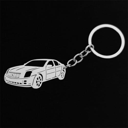Hollow Lexus sedan model pendant keychain Stainless steel key chain Jewelry