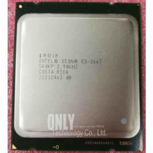 E5-2667 Original Intel Xeon E5 2667 2.9GHz 6-cores 15M 8GT/s LGA2011 130W Server Processor SR0KP Processor CPU free shipping
