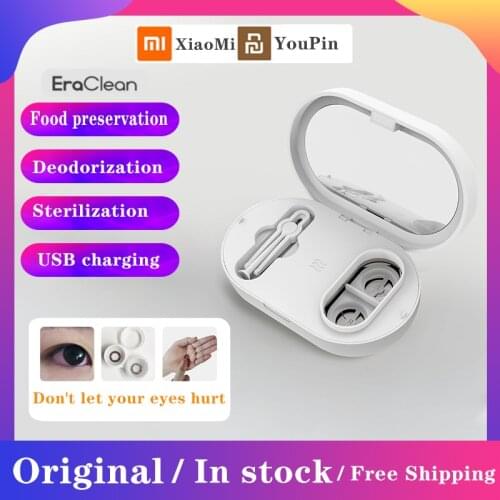 Xiaomi Eraclean Contact Lens Ultrasonic Cleaning Machine 56000Hz high-frequency vibration can be washed timed charging cleaner