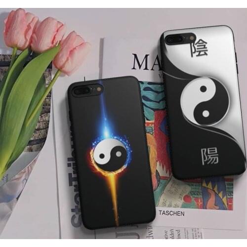 Eight Diagrams Taiji Yin Yang Unique Design Phone Case Fundas Shell Cover For HUAWEI P10 P20 P30 P40 Mate 30 40 Lite Pro