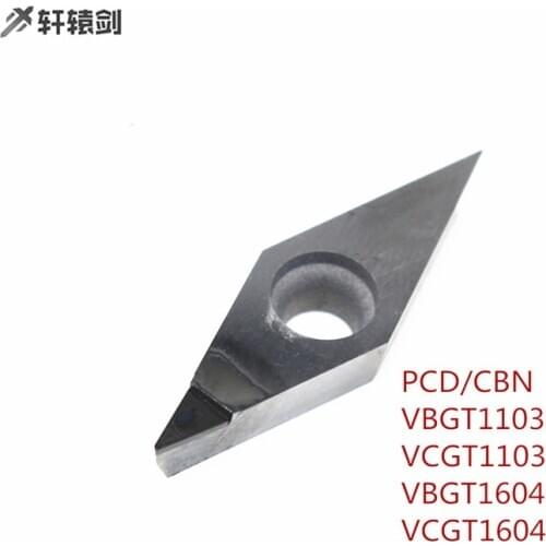 VBGT110304 VCGT110302/04 VCGT160404 VCGT160408 PCD CBN Diamond processing aluminum and copper