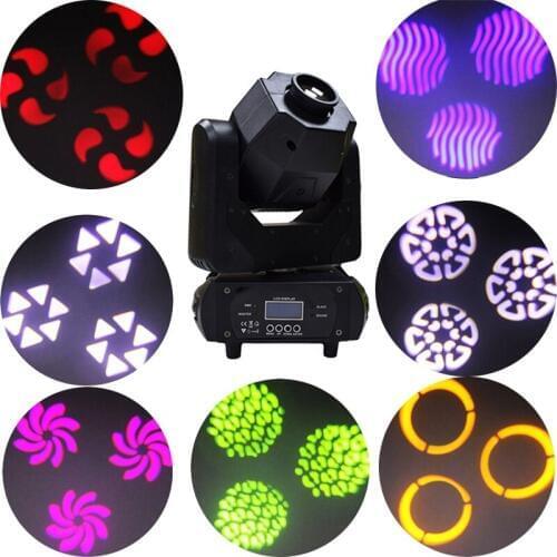 High Brightness 60W 3 facet prism Gobo Moving Head Light DMX 11 Channels LED Spot Light Professional stage equipment moving head