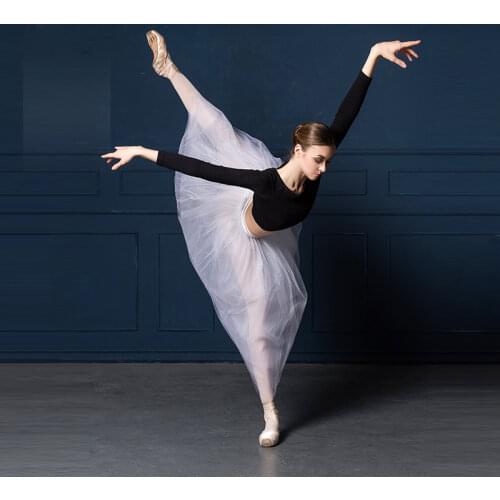 2021 New Arrival Women Long Sleeve Ballet Dance Knitted Sweater Tops Autumn Winter Warm Up Yoga Fitness Gymnastic Blouse