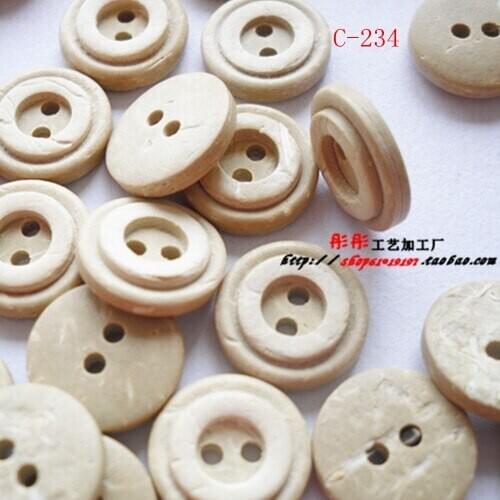 13mm, Natural coconut buttons,Accssories sewing (c-234)