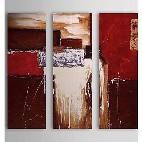 3 Panels Hand painted Modern Abstract Canvas Painting Artwork Oil Paintings on Canvas Wall Art Cuadros Pictures for Living Room