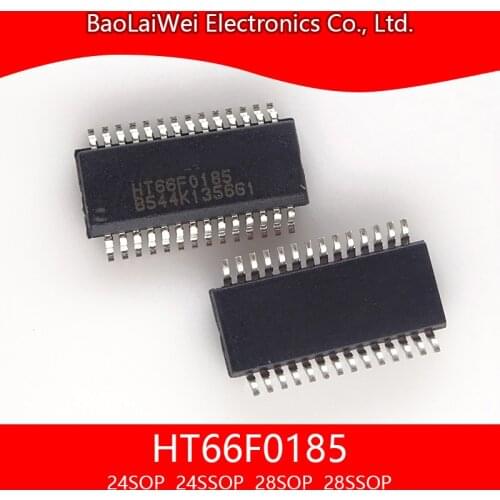 2pcs HT66F0185 24SOP 24SSOP 28SOP 28SSOP chip Electronic Components Integrated Circuits Active Components Flash MCU with EEPROM