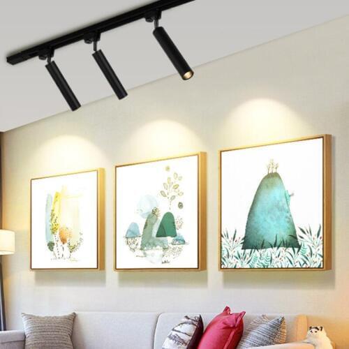 7W 10W 15W LED Track Light COB Rail lights For Pendant Kitchen Clothes Shop Shoes Store Equal 100W Halogen Lamps Spot Lighting