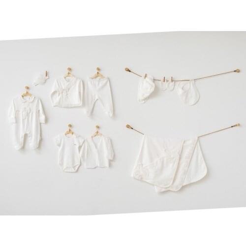 Andywawa AC21181 Something Special Newborn 10 Piece The Zibin Set ecru