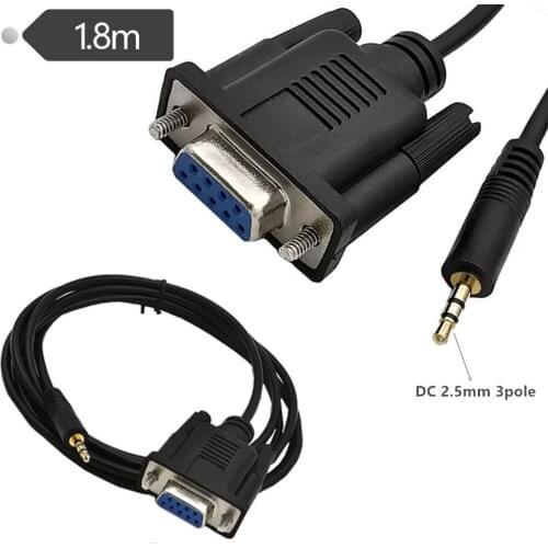 DB9 RS232 Gluco Meter Radio Cable 9 Pin Female to 2.5mm 3P Male Jack Adapter Serial Converter Cable