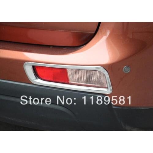 For Mitsubishi Outlander 2013 2014 2015 ABS Chrome Rear Fog Light Lamp Cover Trim