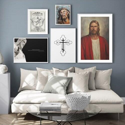 Canvas Print Painting Wall Art Modern HD Poster Jesus Christ Crux Home Decoration Pictures For Living Room Bedroom