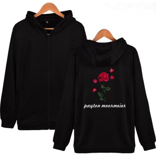 Web celebrity payton moormeier PYTN Print Zipper Hoodies Sweatshirts men/Women free shipping mens hoodies Zippers streetwear