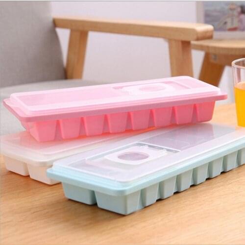Soft Durable No Spill Easy to Clean Ice Tray BPA Free Ice Cube Mold Anti-dust for Party