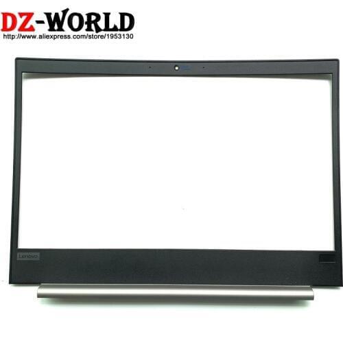 New/Orig Silver Laptop Screen Front Shell LCD Bezel Cover for Lenovo ThinkPad E480 E490 Display Frame Part 01LW156 AP1166000610