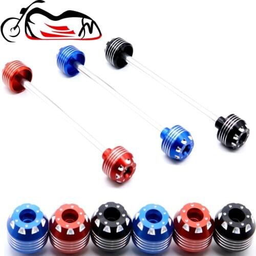 Front Axle Fork Crash Slider For SUZUKI GSX1300R HAYABUSA 1999-2017 GSX1300 B-KING Motorcycle Wheel Protector Falling Protection