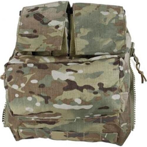 TMC Tactical Vest Zipper Back Pouch Attack Panel Pocket Multicam Compatibility AVS JPC2.0 CPC Tactical Vest TMC2509