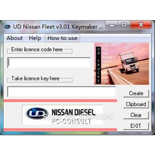 UD DataLink 3.01 (Diagnosis & Reprogram)+ keygen For nissan