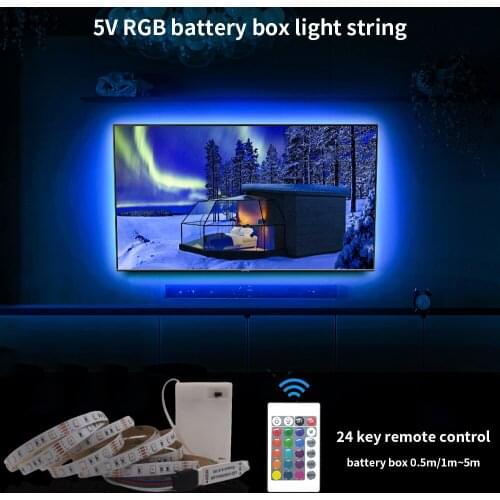 1M 2M 3M 5M USB Smart LED Strip 2835 RGB TV Kitchen Background Lighting DC5V LED Light With Home Decoration Ribbon Lamp