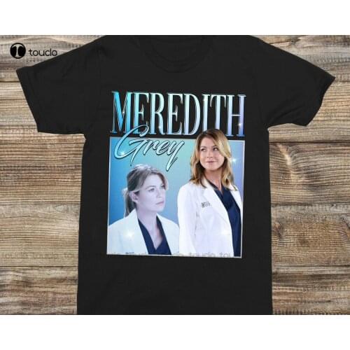Meredith Grey GreyS Anatomy Ellen Pompeo 90S Vintage T-Shirt MenS Shirts Cotton Tee Shirts S-5Xl Unisex