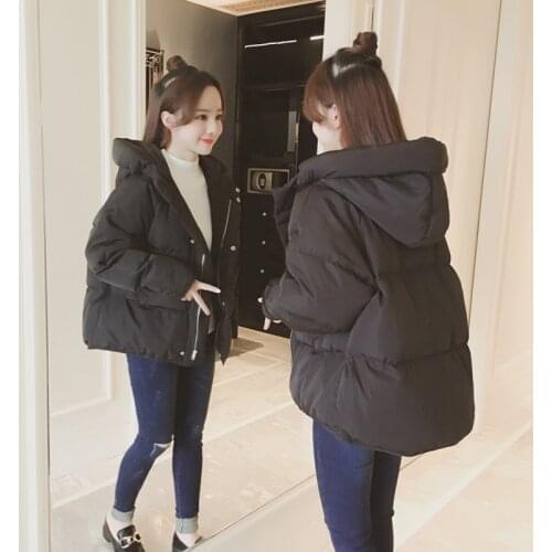 Winter Jacket Women Clothes 2021 Casual Hooded Collar Fashion Thick Parker Coat Women Parka Outerwear Warm Snow Parkas