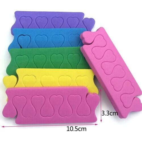 10pc=5pair Nail Art Toes Separators Soft Sponge Fingers Foots Beauty Tools Dividers Polish Manicure Pedicure Professional