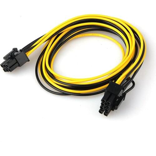 10Pcs Modular PSU Power Supply Cables PCI e Molex 6pin to PCI-e 8 pin 6+2pin PCI Express Internal Splitter Ribbon Miner Cable